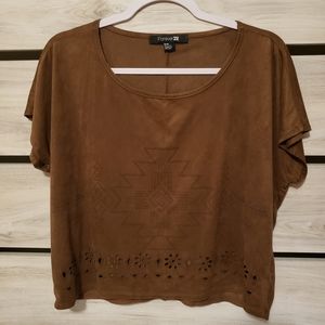 ❗️2 for 25❗️Aztec cutout shirt